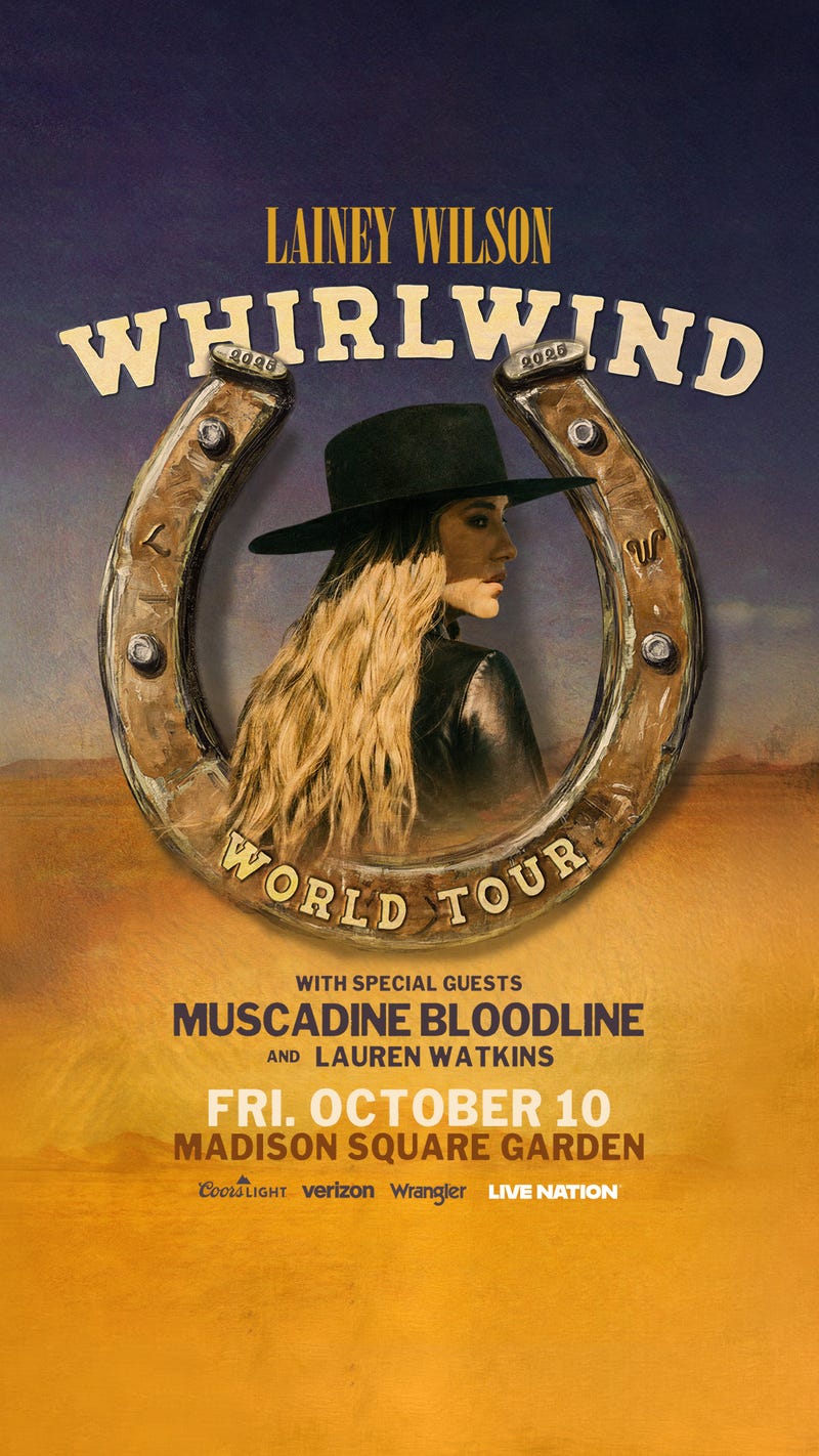 Enter for a Chance to Win Tickets to See Lainey Wilson at Madison Square Garden