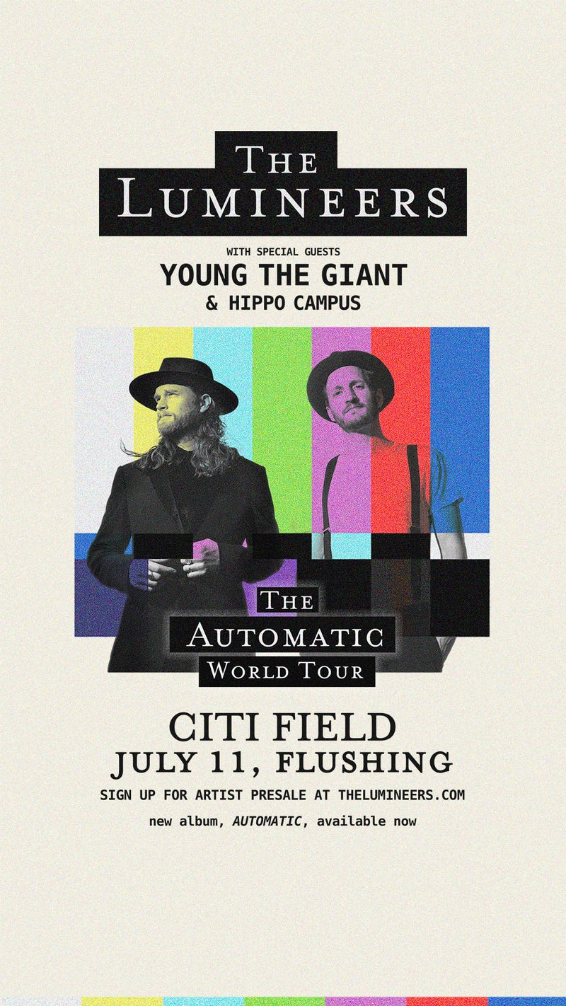 Enter for a Chance to Win Tickets to See The Lumineers at Citi Field