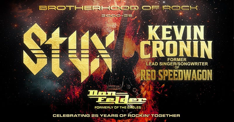 Styx & Kevin Cronin + Don Felder