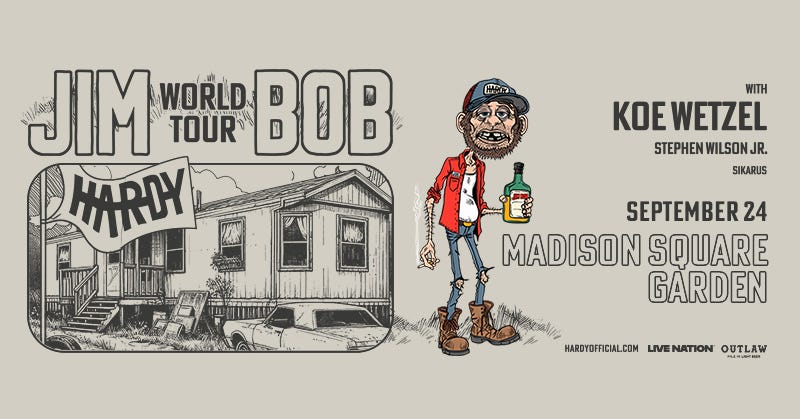 Text for a Chance to Win Tickets to See Hardy at Madison Square Garden