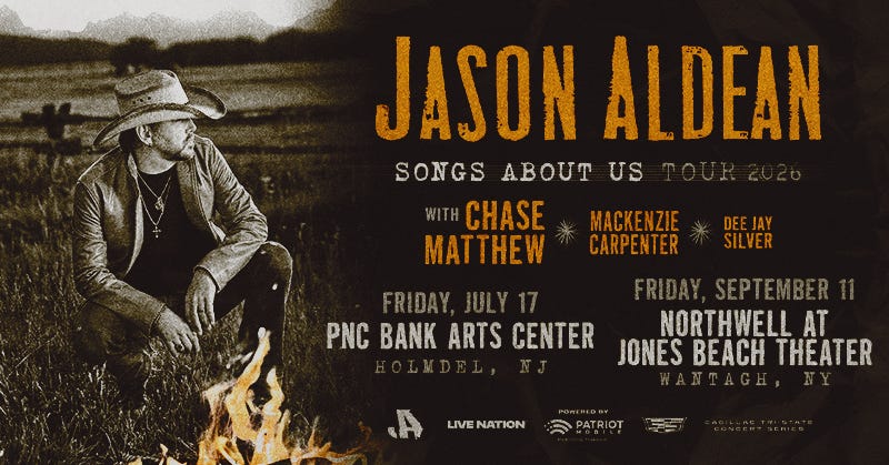 Listen for the Keyword to Text for a Chance to Win Tickets to See Jason Aldean