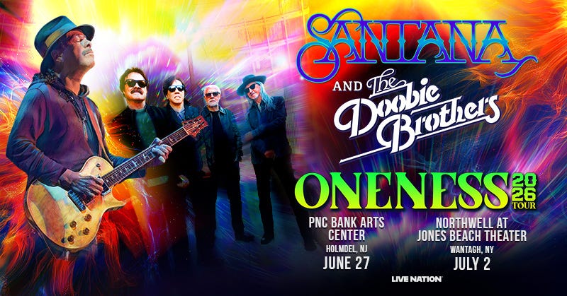 Text for a Chance to Win Ticket to See Santana & The Doobie Brothers