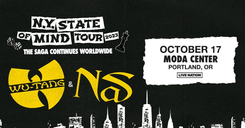 Wu-Tang & Nas tour 2023