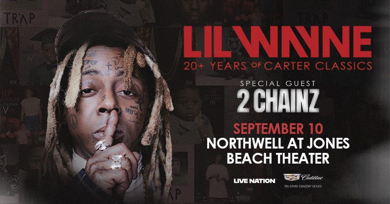 Listen for a Chance to Win Tickets to See Lil Wayne at Northwell at Jones Beach Theater