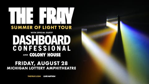 The Fray- Summer of Light Tour with Dashboard Confessional