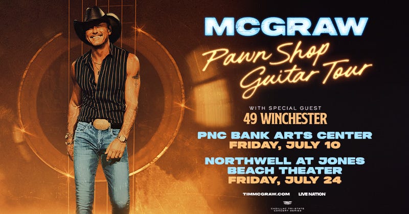 Listen for the Keyword to Text for a Chance to Win Tickets to See Tim McGraw