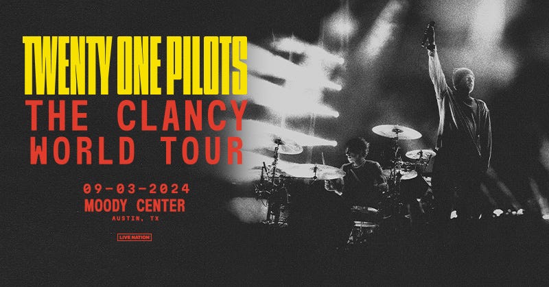 Twenty One Pilots the Clancy World Tour