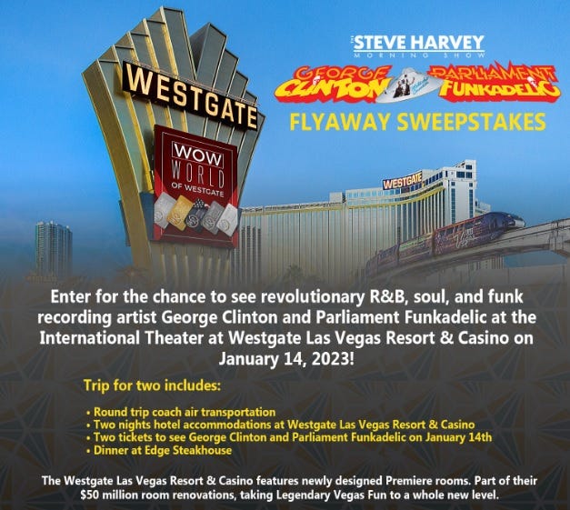 Steve Harvey George Clinton Flyaway