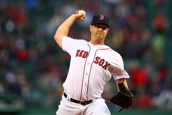 Steven Wright of the Boston Red Sox