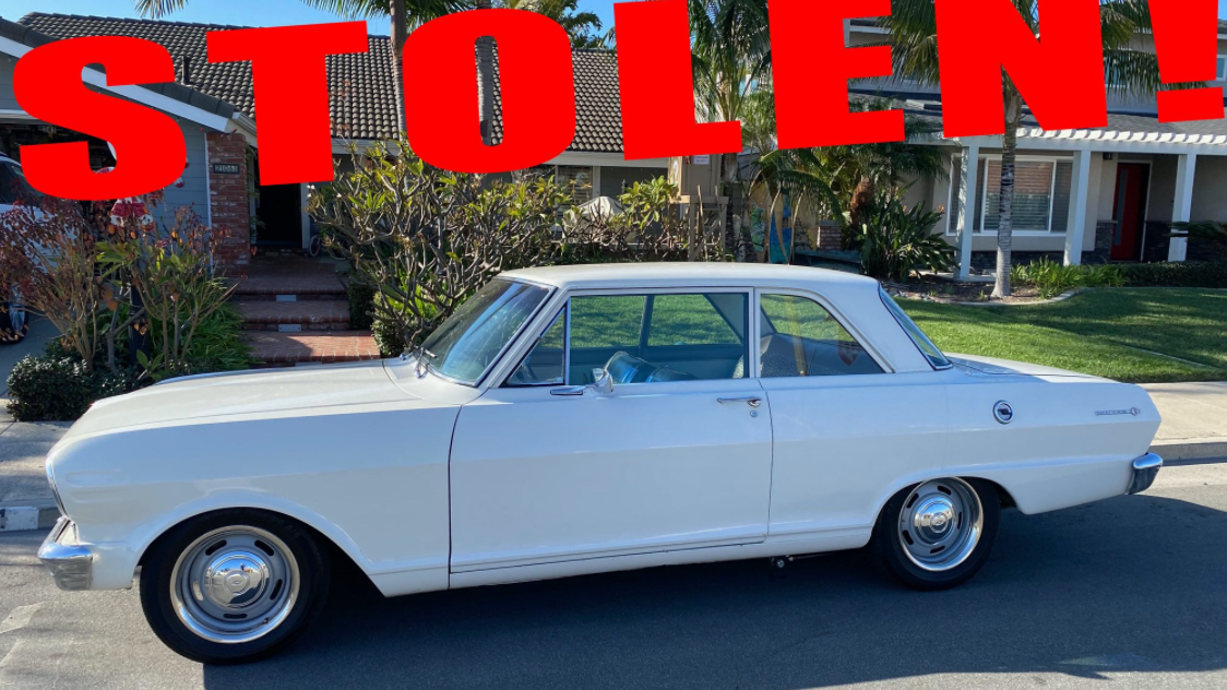 Green Day singer Billie Joe Armstrong's 1962 Chevy stolen in Costa Mesa