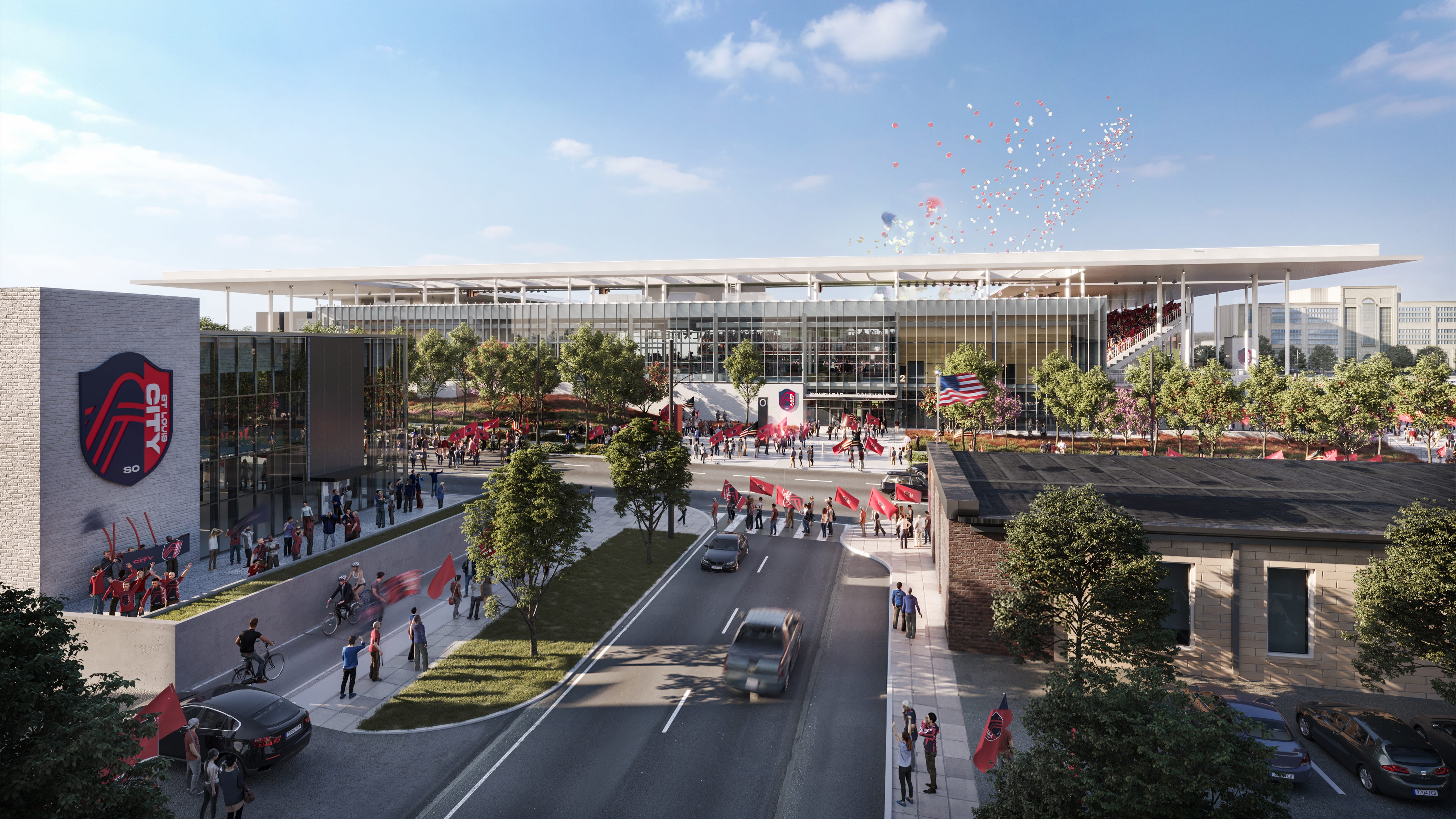 PICS: St. Louis CITY releases new renderings of downtown stadium design