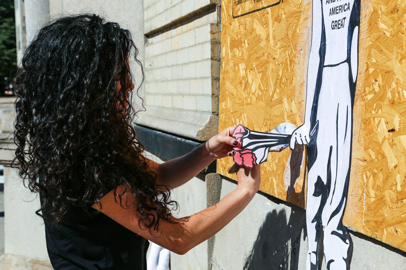 An immigrant herself, Marisa Velázquez-Rivas is passionate about using her art for social change.
