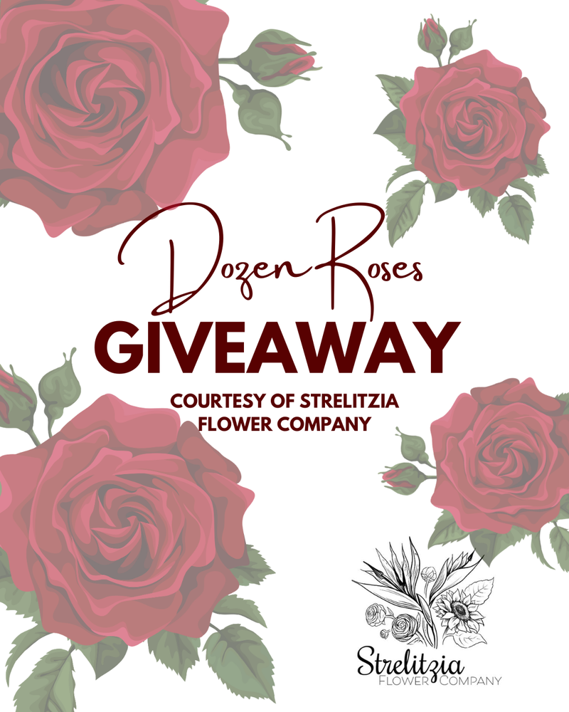 Dozen Roses Giveaway Strelitzia Flowers
