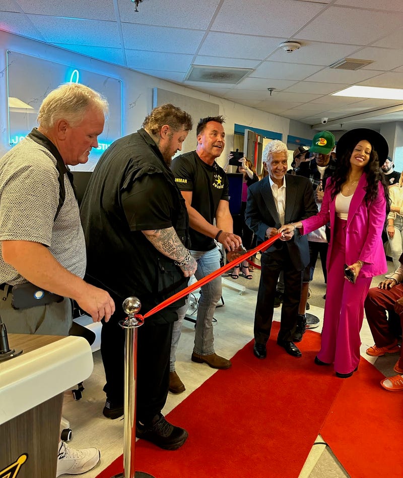 Jelly Roll's 'Jailhouse Music Studio' ribbon cutting