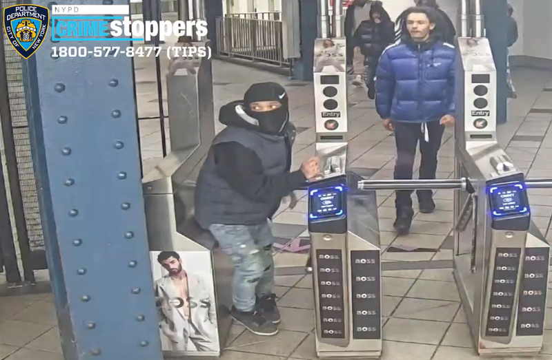 The attacked happened on a D train platform at the station