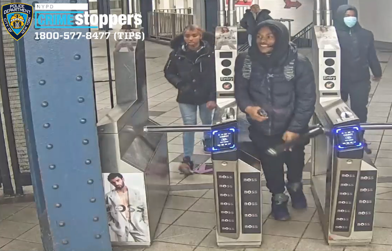Video shows the suspects fleeing the station after the attack on March 20, police said
