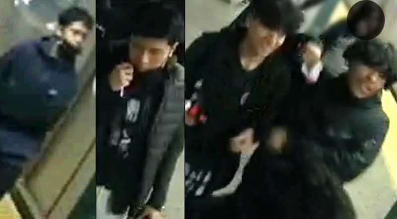 Police are searching for multiple suspects in the attack on the 7 line in Queens on Sunday afternoon
