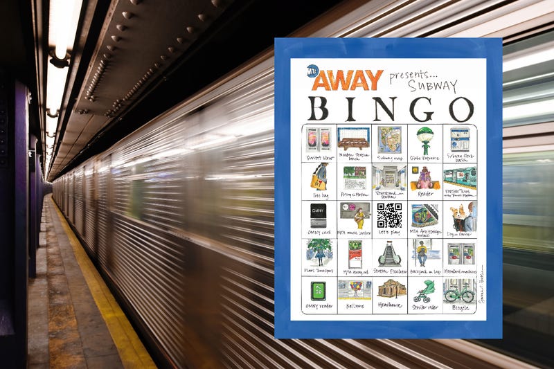 The MTA has launched a "Subway Bingo" game