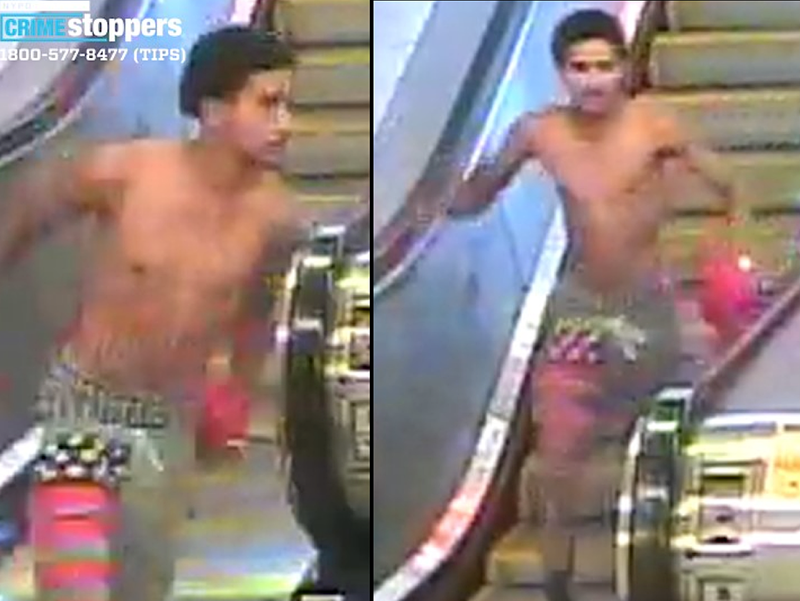 Police released images Monday of a suspect in the Sunday stabbing