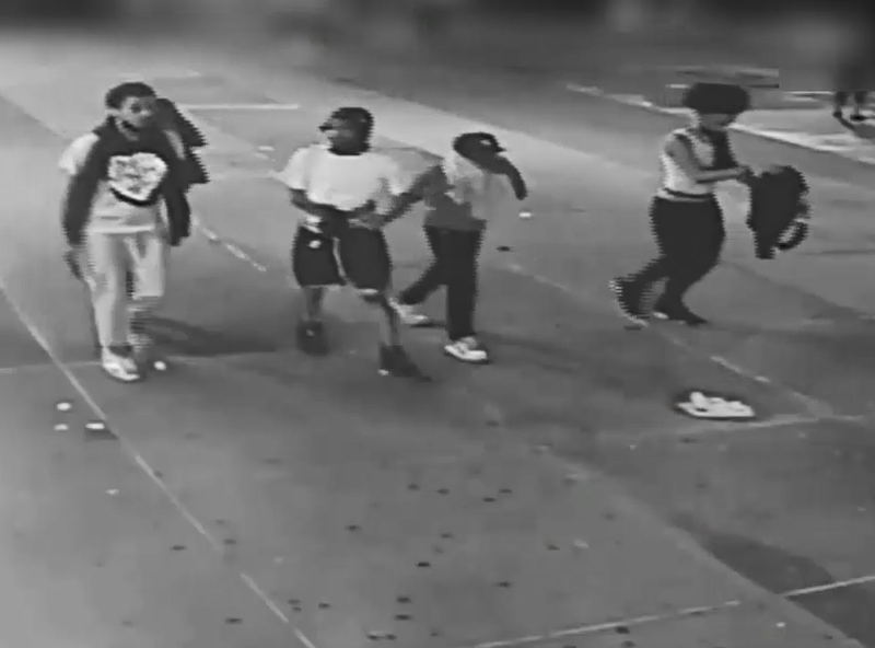 Police said the suspects fled northbound on Lenox Avenue after the attack at the 116th Street station in Harlem on July 4