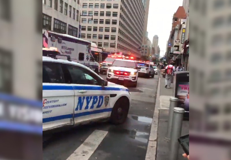 A 55-year-old subway rider was repeatedly stabbed at the Jay Street–MetroTech station after bumping into a man
