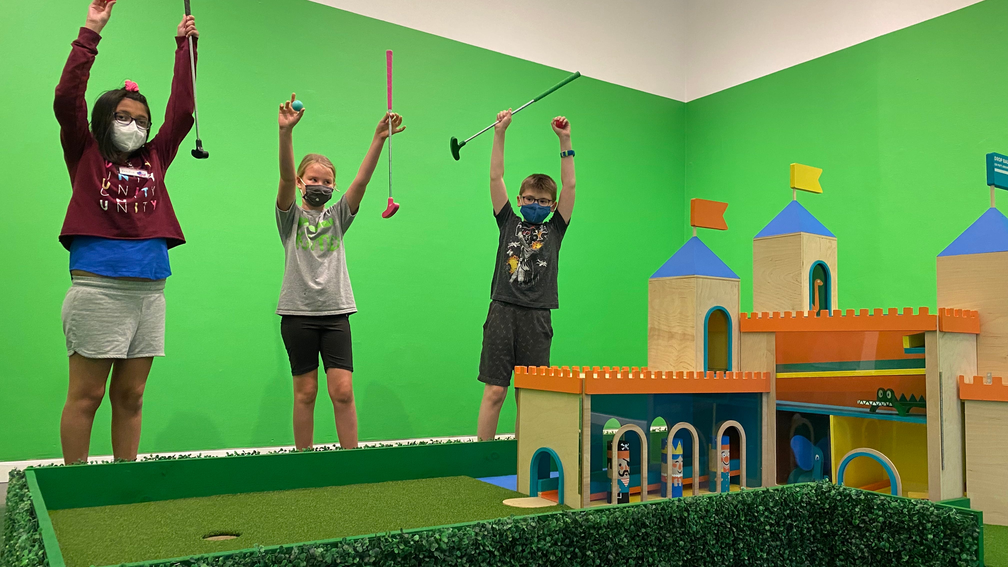 Artistic mini-golf course rolls into Elmhurst Art Museum