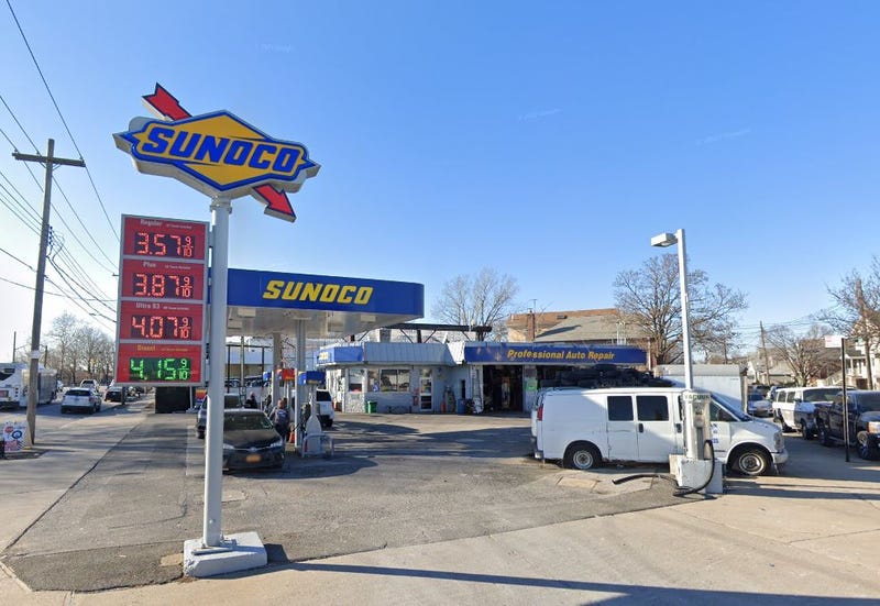 One of Jagjit Singh's gas stations, located at 3305 East Tremont Ave. in the Bronx. He owes over $1M in back wages and damages to workers due to years of improper payment.