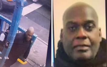 Surveillance footage of James and his license photo.