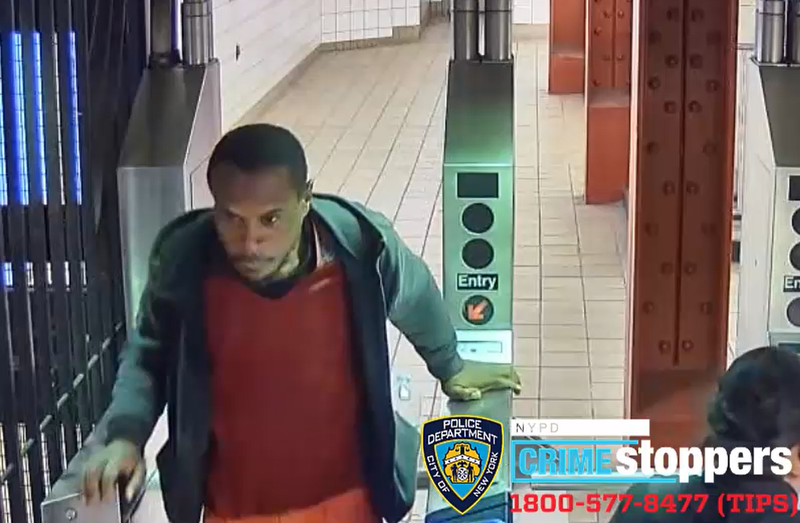 Surveillance video captured the suspect fleeing the Fifth Avenue/53rd Street station after the attack, police said
