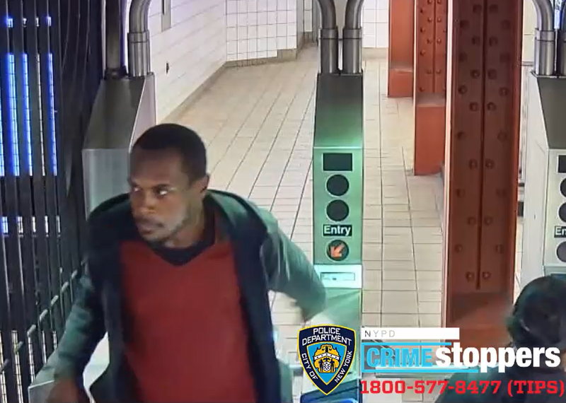Police are searching for Sabir Jones, 39, in Wednesday's subway shoving