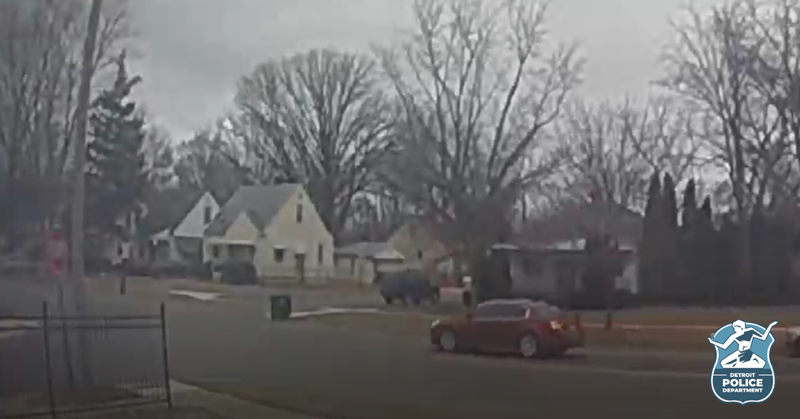 Detroit aggravated assault suspects' vehicle