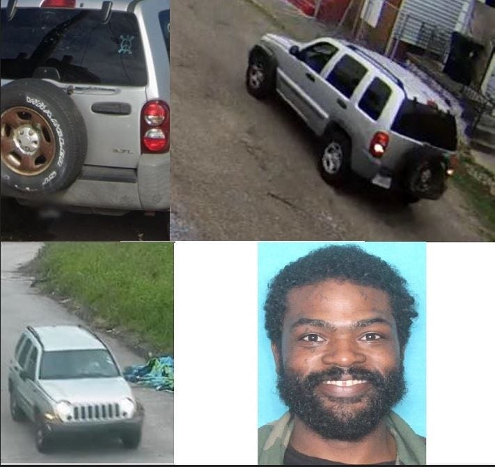 NOPD looking for vehicle, person in homicide investigation