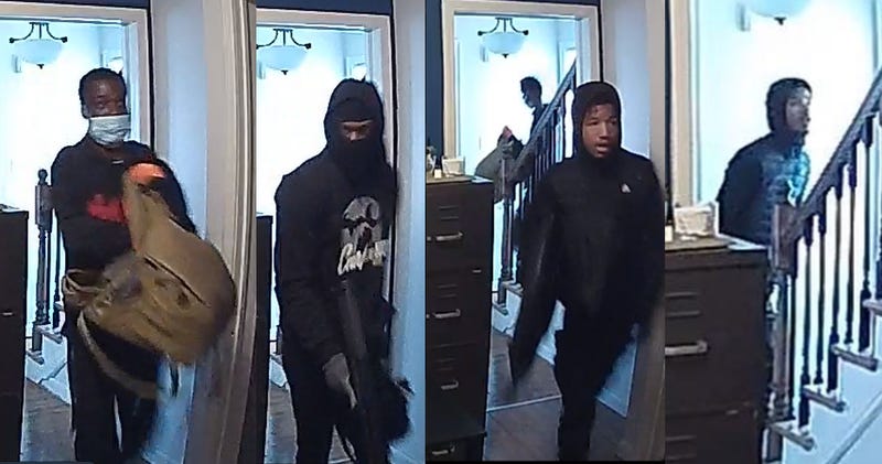 Four suspects wanted in home invasion on Detroit's west side