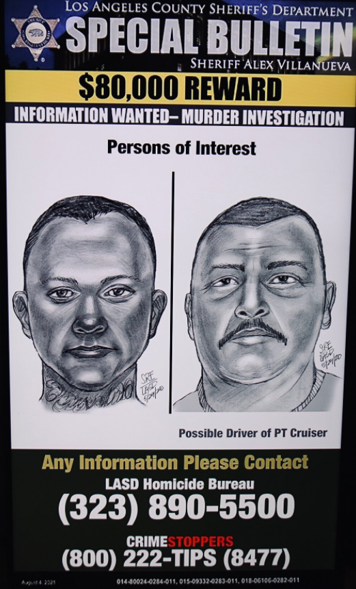 Sketches of suspects in East LA 