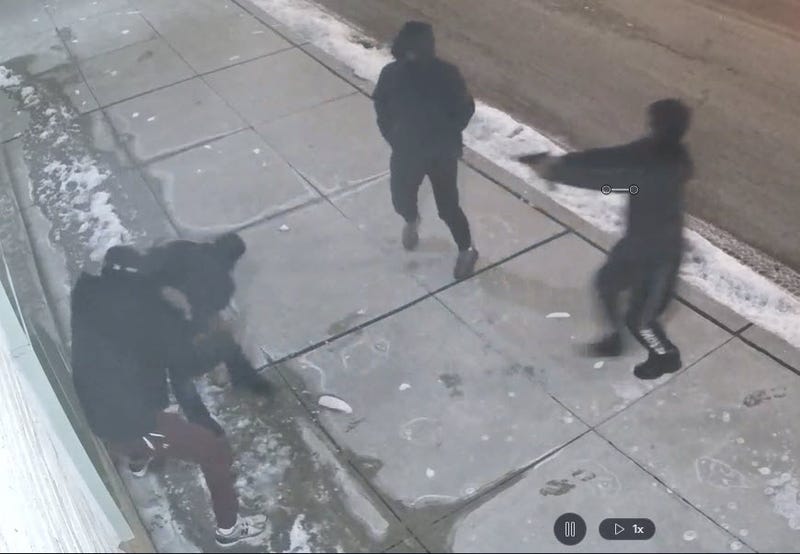 Investigators believe three men exited a gray Toyota Rav4 and robbed William Carter.