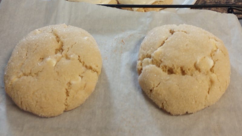 Sweet Lemon Pound Cake Cookies / no topping - HR