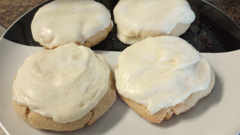 Sweet Lemon Pound Cake Cookies / HR 