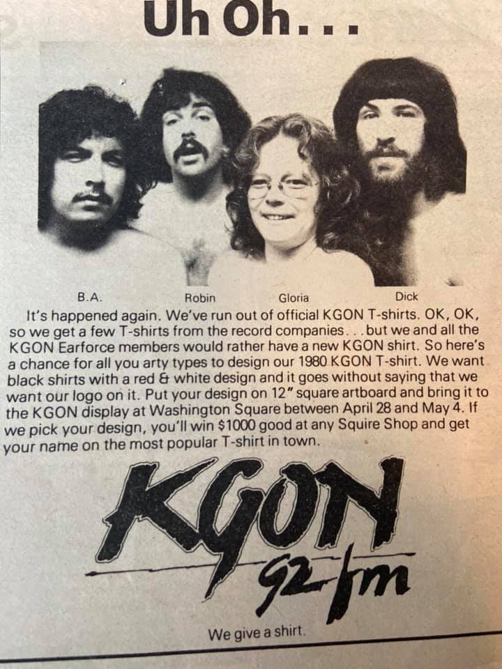 T Shirt Promo 1980