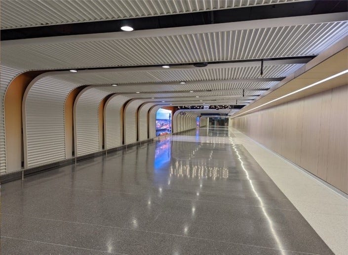 O'Hare pedestrian tunnel