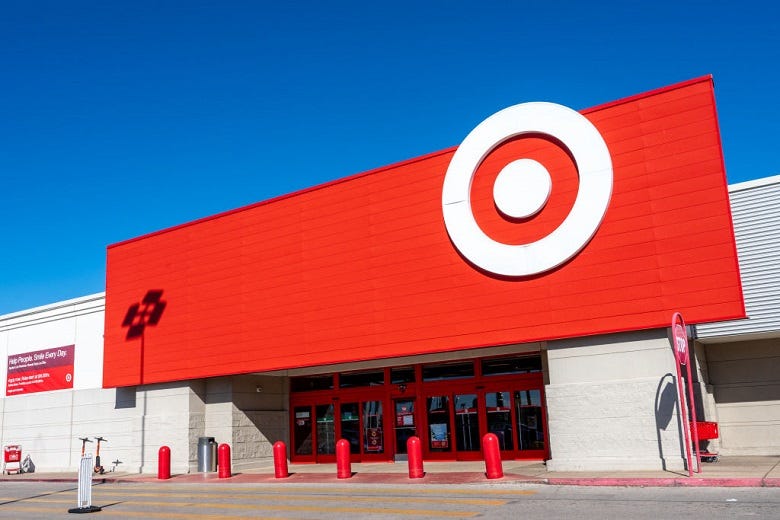 front of Target store 
