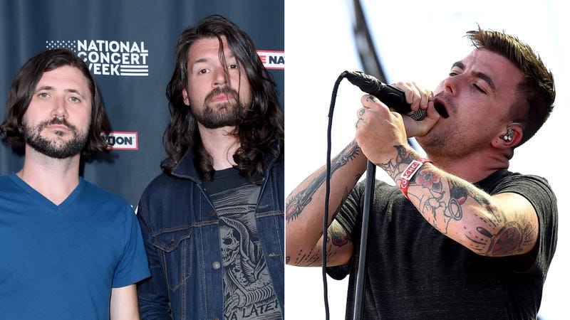 John Nolan and Adam Lazzara of Taking Back Sunday, Anthony Green of Circa Survive
