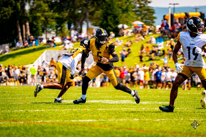 Jalen Ramsey running around the secondary