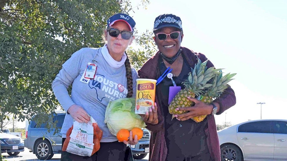 Battling food insecurity among Texas veterans and their families