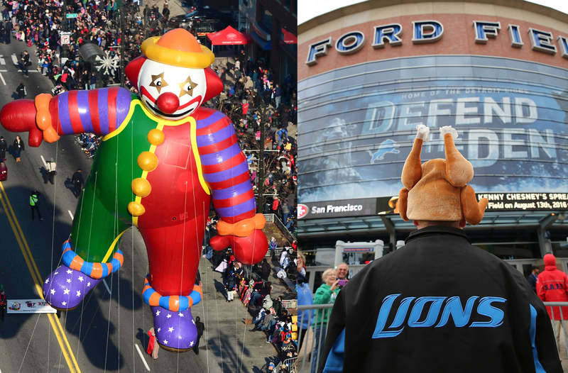 Detroit on Thanksgiving Day