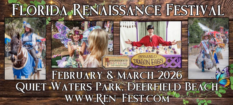 Graphic for the Florida Renaissance Festival