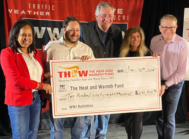 THAW radiothon large check