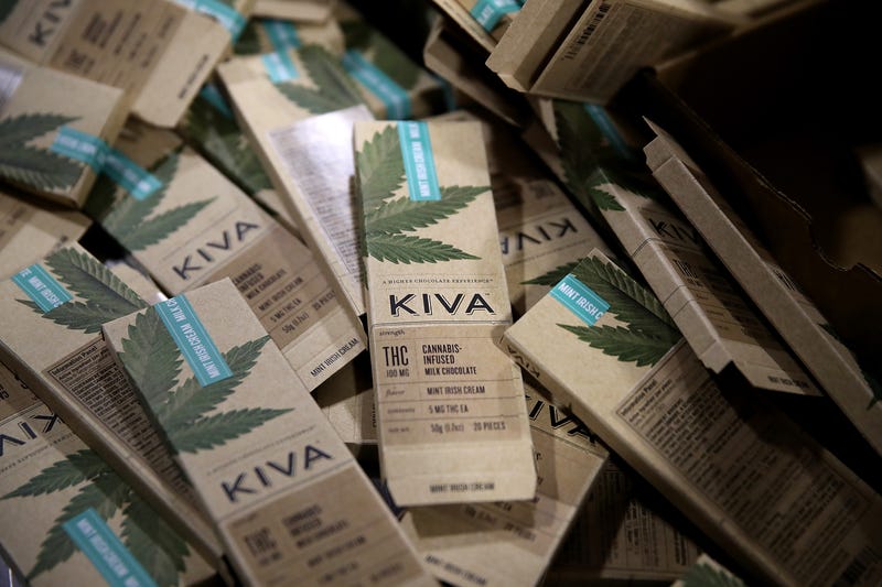 Chocolate bars with cannabis. Connecticut lawmakers are considering a bill to improve packaging and messaging to keep marijuana edibles out of the hands of children.