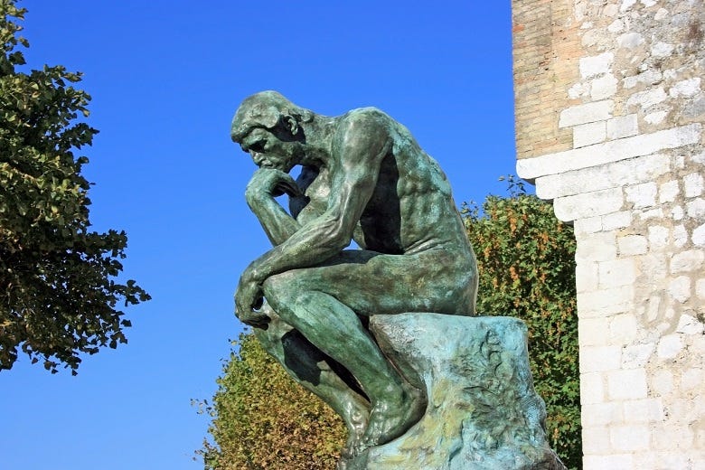 The Thinker statue