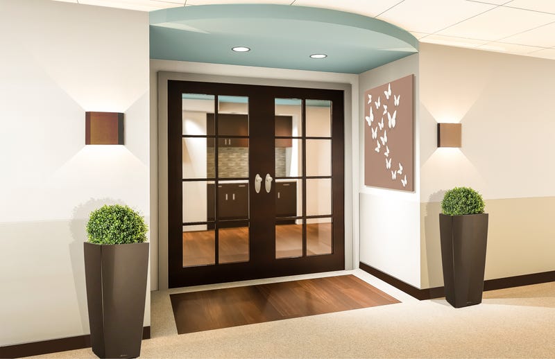 Rendering of the expanded NICU at Texas Health Presbyterian Hospital in Plano.