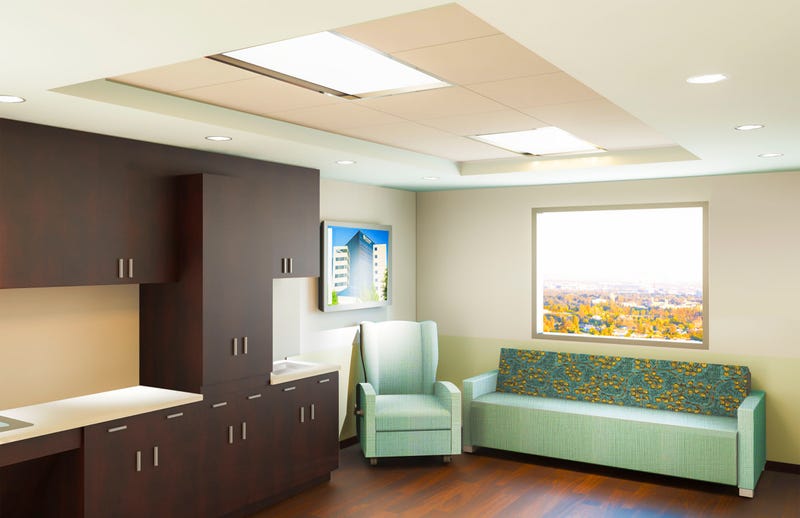 Rendering of the expanded NICU at Texas Health Presbyterian Hospital in Plano.